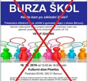 Burza škol se letos na Plzeňce neuskuteční